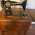 Singer electric sewing machine, Vintage, with a rolling cabinet 2 thumbnail