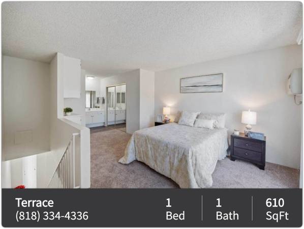 $1,877 / 1br - 610ft2 - You'll love our amazing community! Highly desirable neighborhood! (Tarzana - 18550 Burbank Blvd)63840112524545121
