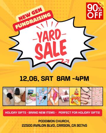 Church Yard Sale - This Saturday (12/6) 1