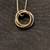 Sterling Silver "Live, Laugh, Love" 3 Rings Pendant on 18 in Box Chain 1 thumbnail