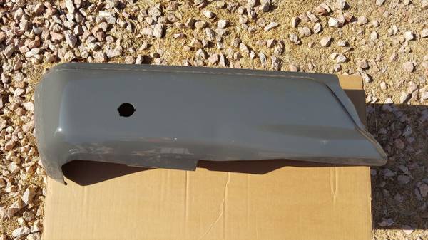 2015 - 2020 Ford F-150 bumper end with sensor hole DRIVERS SIDE ONLY 1