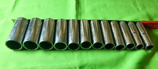 Craftsman 12 Piece Deep Socket Set 1/2" Drive SAE 1