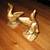 Two Antique Art Deco Swans Cast Iron Bookends or Doorstops 2 thumbnail