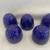 (3) Blue and White Art Glass Style Hanging Pendant/Track Light Shades 4 thumbnail