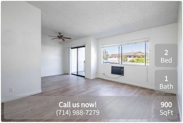 Spacious and beautiful. Consider your new 2 bed / 1 bath found! 1