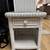 80s Palm beach coastal style white wicker night stand 1 thumbnail