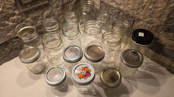 Assorted Mason Jars 1