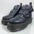 DR MARTENS CHUNKY BLACK LEATHER BOOTS WITH HEART SHAPED HARDWARE WOMEN 1 thumbnail