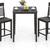 Bar Table Set 3-Piece NEW Dining Table with 2 Chairs Wood Frame 3 thumbnail