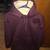 Wrangler Workwear Hoodie Mens Med, Sherpa Lined Hood Maroon Pullover 1 thumbnail