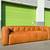 Poly and Bark Saddle Tan Leather Couch Sofa 1 thumbnail