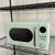 Insignia™ - .7 Cu. Ft. Retro Compact Microwave - Mint 3 thumbnail