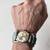 VTG Navajo Signed Sterling Turquoise Watch Cuff 104.3 Grams 10 thumbnail