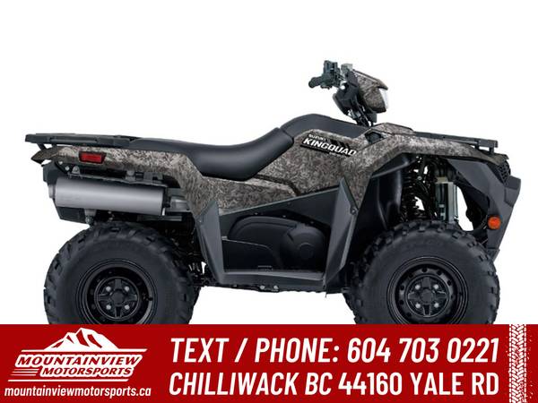 2026 Suzuki KingQuad 500XP Cast Carbon 1