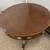 REDUCED Antique Pedestal Drum Table- CARD TABLE with 4drawers 1 thumbnail