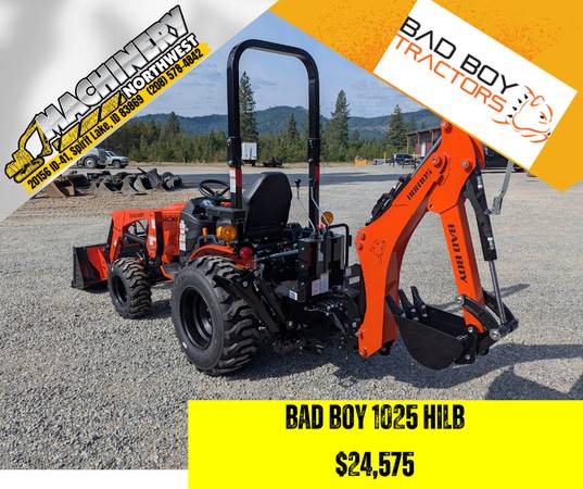 2025 Bad Boy Tractor Loader Backhoe -Machinery NW- 1025 HILB 1