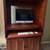 Armoire wardrobe/Standing desk/TVCabinet - cherry wood 4 thumbnail