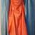 Evening Peach Taffeta Gown Size 22 2 thumbnail