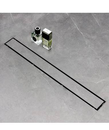 SaniteModar Linear Shower Drain, Shower Drain 54 inch with Flat & Tile Insert 2  1