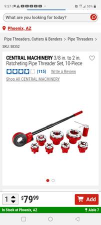 Pipe Threading set 1