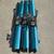 NEW*👉🏻3x 3 Pack Kids Wooden Pants Skirt Hangers 12x7” Blue Cool Tone 3 thumbnail