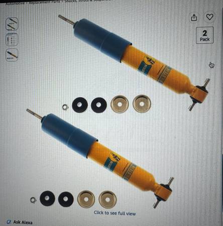Bilstein Front Shocks 1