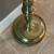 Stiffel Brass Candlestick Floor Lamp & Shade 4 thumbnail