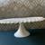 Fenton Silver Crest Milk Glass Cake Stand Plate 1960s Crimped Ruffled 12 thumbnail