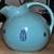 Vintage Blue Cronin tulip tilted ball lip PITCHER retro ceramic potter 10 thumbnail