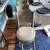 3 matching grey bar stools 13 thumbnail