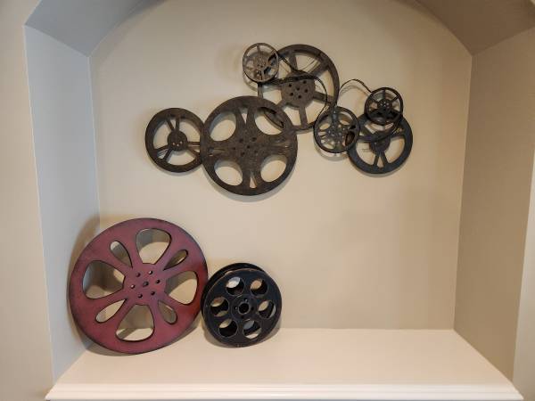 Decorative Movie Reels - Theater Room - Media Decor 1