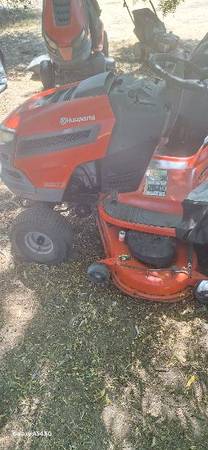 riding lawn mower husqvarna 24 hp kawasaki motor 48 deck commercial 1