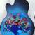 DeArmond by Guild - Custom Painted Beatles Guitar 5 thumbnail