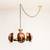 Vintage Mid Century Concave Lucite Disc Chandelier 12 thumbnail