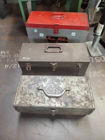 Steel tool box lot 1