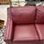 Red Leather Loveseat 2 thumbnail