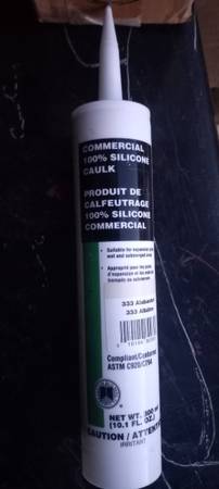 Commercial 100% Silicone Caulk 6pk 1