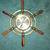 Ships Wheel Brass Clock 1 thumbnail