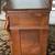 Antique 19th Century Burl Walnut Washstand End Table Night Stand Cabinet 2 thumbnail