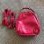 Red Mini Gold Bee Backpack Handbag 2 thumbnail