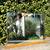 Mid Century Modern Vintage Rectangular Wood Hanging Wall Vanity Mirror 1 thumbnail