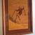 Framed Marquetry Inlaid Fine Exotic Woods Wall Art Downhill Snow Skier 3 thumbnail