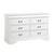 WHITE 6 DRAWER DRESSER (NEW) 3 thumbnail