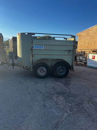1979 Open Top Stock Trailer Newer Tires Fresh Packed Bearings 1