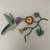 2 Hand Painted Metal Hummingbirds Birds 4 thumbnail