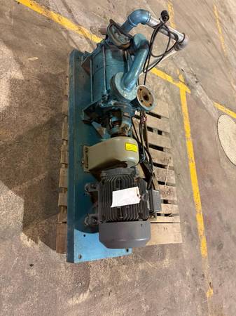 S LIQUID RING VACUUM PUMP SKID W/MOTOR 1