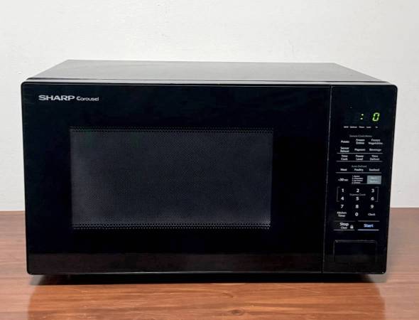 Sharp Carousel SMC1441CB Countertop Microwave Oven 1.4 Cu Ft 1000 W 1