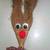 CHRISTMAS BROOM Wall Hanging Rudolph Reindeer Holiday Art Decoration 10 thumbnail