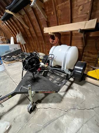 Pressure washing trailer 1