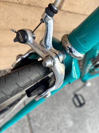 Bicicleta de carretera vintage Trek Pro Series USA de 58 cm - verde azulado clásico - $325 (cupertino)63470081717891124